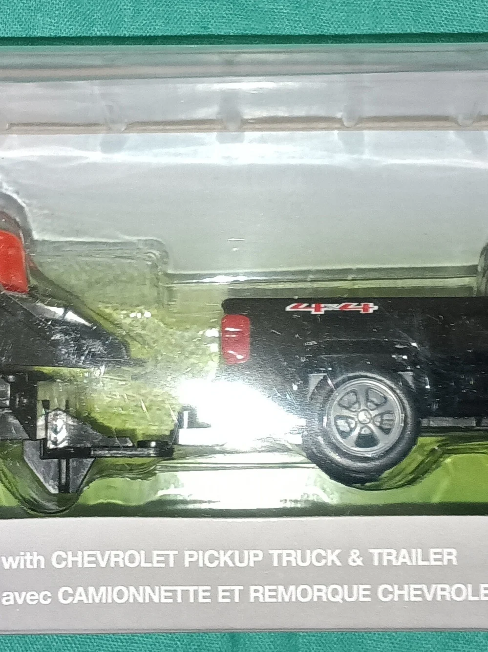 Black 4x4 Pickup Truck & Trailer Kids Toy